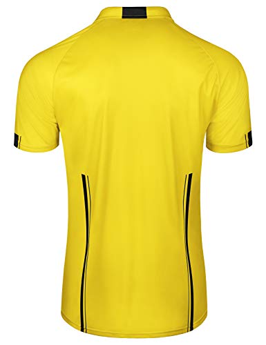 Soccer Referee Jersey Short Sleeve - Breathable with Zippered Collar