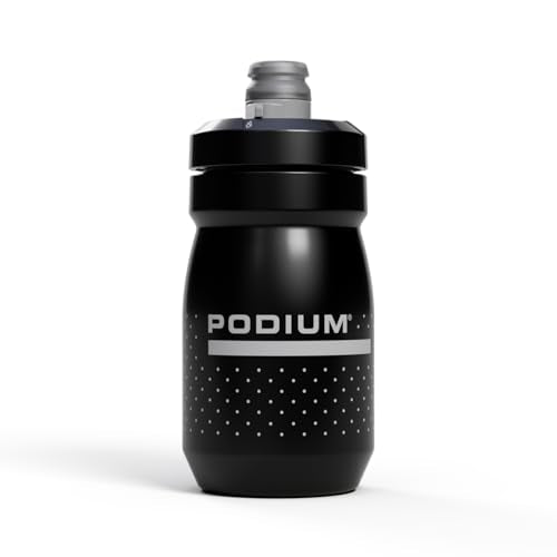 15oz CamelBak Podium Water Bottle - Black, High Flow Cap, Easy Squeeze