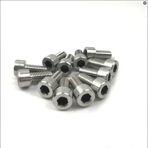 12 Pcs M5x12mm Hexagon Socket Head Bike Water Bottle Cage Screws