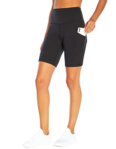 Marika Women's Odessa High Waist Tummy Control Bermuda Shorts Black XL