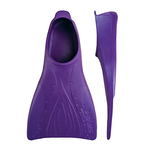 FINIS Booster Kids Swim Fins, Purple 6-8 years Floating Natural Rubber