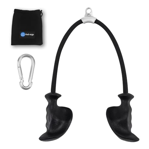 36 Inch Tricep Rope with Ergonomic Handles for Cable Machines