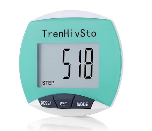 Step Counter Pedometer for Walking and Running - Clip-On Tracker