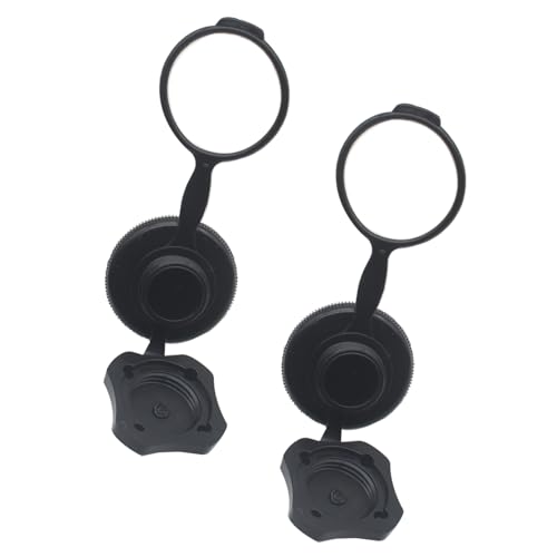 Inflatable Boat Air Valve Caps - 2pcs 24mm Black Tube Plug