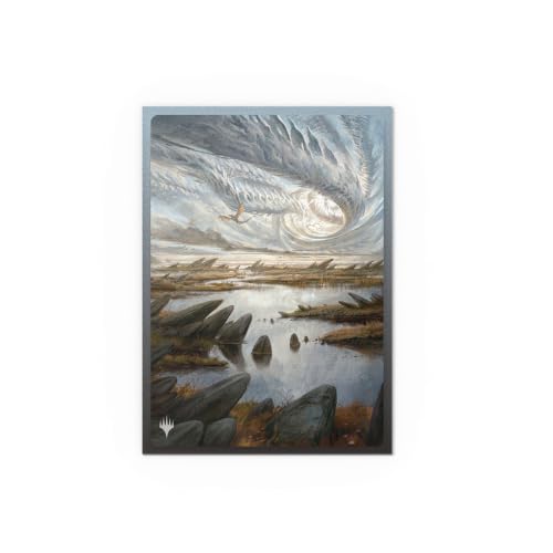 Dragon Shield Matte Dual Art Sleeves - Marsh Flats Magic MTG Landfall Series, 100 Count