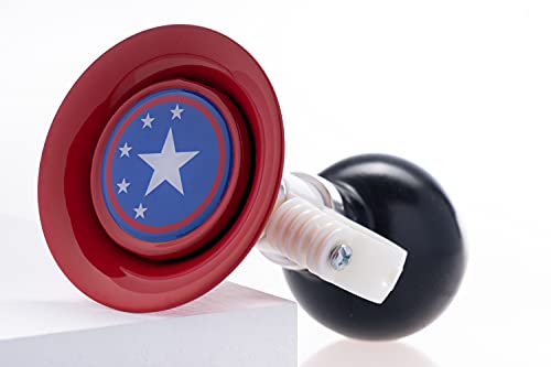 Kids Bike Horn Bell - Black & Red, Easy to Install