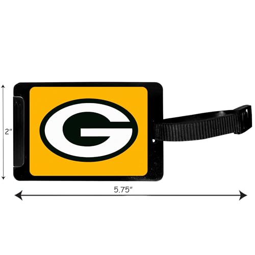 Green Bay Packers Luggage Tag Set - 2 Pack, Black