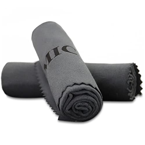 Silicon Gun Cleaning Cloth - 12" x 12" Microfiber, 2 Pack