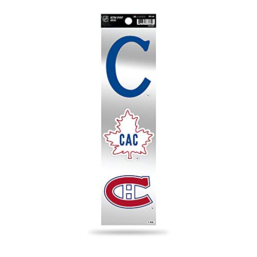 Montreal Canadiens NHL Retro Decal Set - 3 Vinyl Stickers