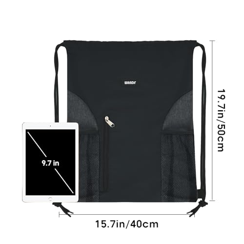 Water-Resistant Drawstring Backpack for Sports, Travel & Yoga