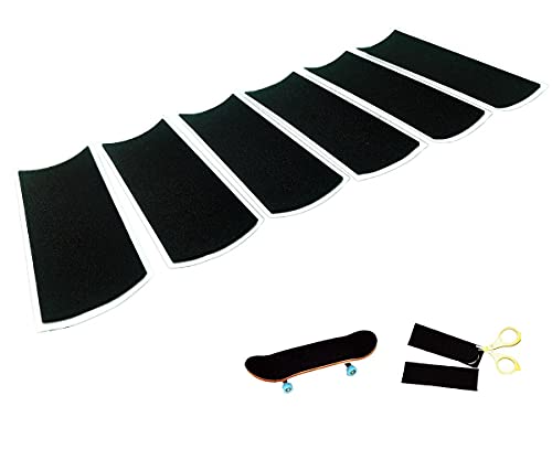 6-Pack Fingerboard Foam Grip Tape - 110mm x 38mm Professional Anti-Slip