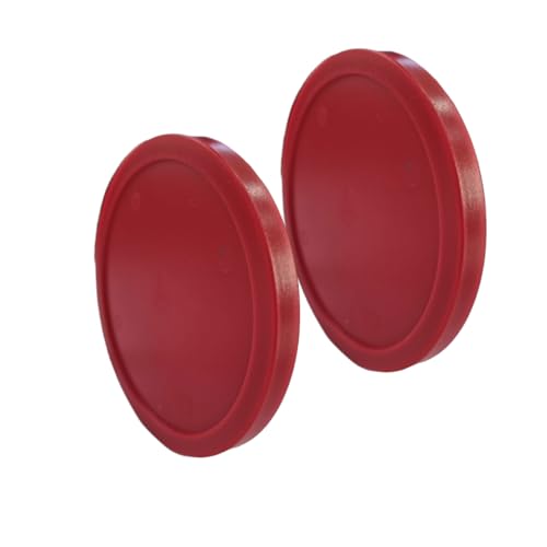 Air Hockey Pucks Set of 2 - 3.25-Inch Heavy-Duty 7mm Thick
