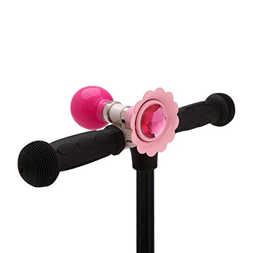 Kids Bike Horn - Loud Bell for Boys & Girls - Pink