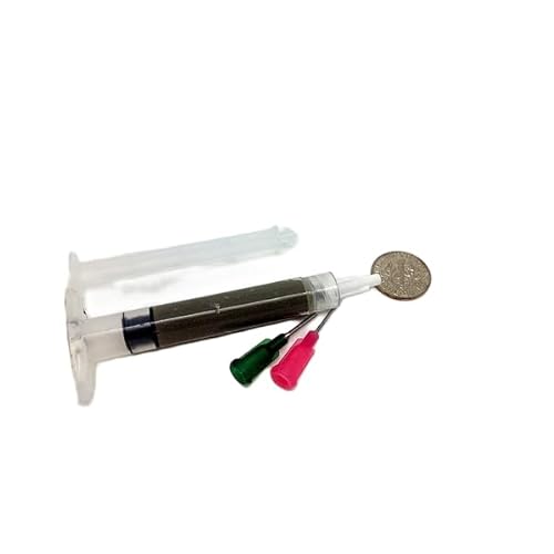 Quick-Melt Silver Solder Paste with Flux ? 1/4 oz Syringe ? Lead-Free, Cadmium-Free ? Made in USA for Jewelry Making, Electronics Repair, Metal Craft