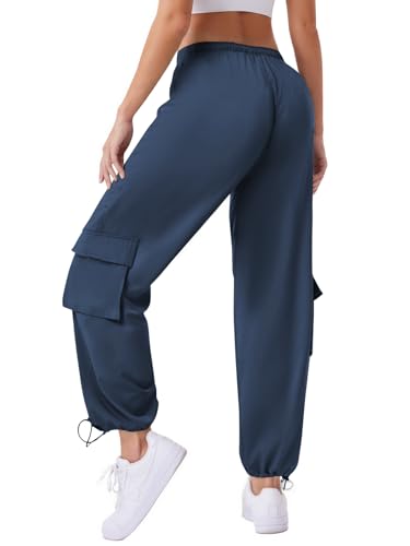 Women's Lightweight Water Resistant Cargo Pants with Drawstring