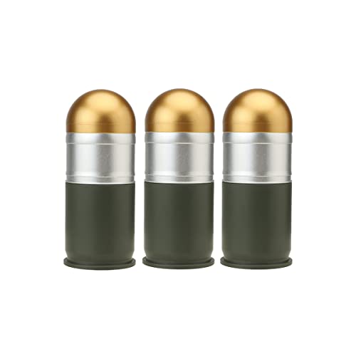 40mm Dummy Grenades - Pack of 3 Lightweight Prop Replicas