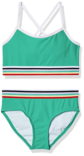 Girls' UPF 50+ Athletic Bikini Swimsuit - Tanya Atlantis Size 14