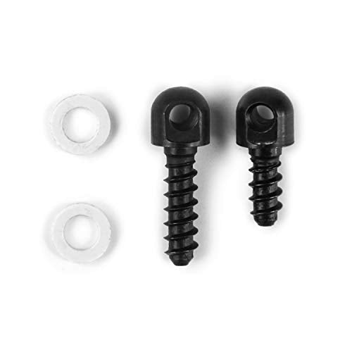 Wood Sling Swivel Screws Set - 1/2" & 3/4" - 6 Pieces for Rifles