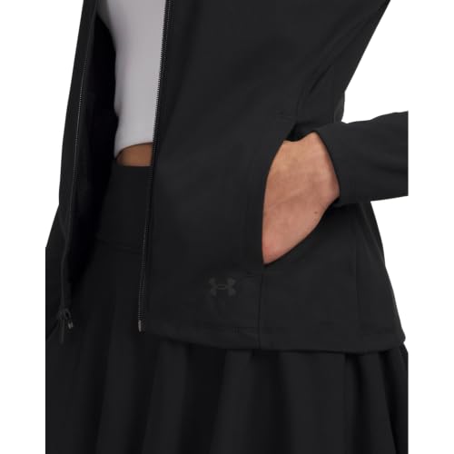 Under Armour Women's Motion Jacket Black/Jet Gray Small - Breathable Active Outerwear