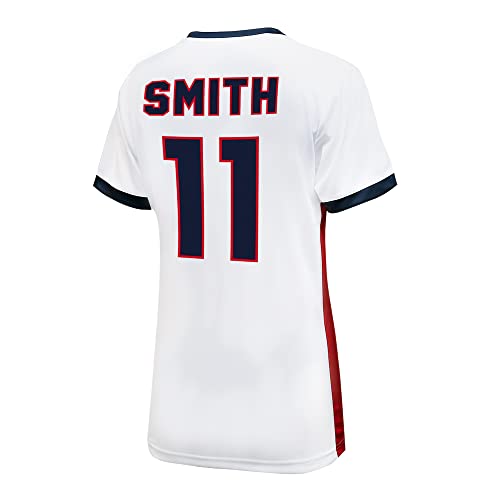 Icon Sports Women's USWNT Soccer Game Day T-Shirt Sophia Smith Small White-Red