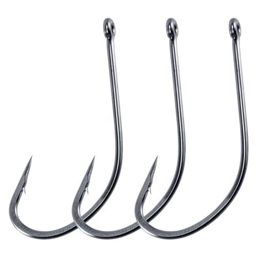 Fly Tying Hooks - 100 Pack Size #18, Wide Gap Offset Saltwater