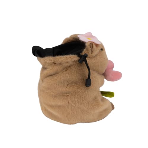 CHALKMATE Capybara Flower Plush Chalk Bag for Climbing & Bouldering