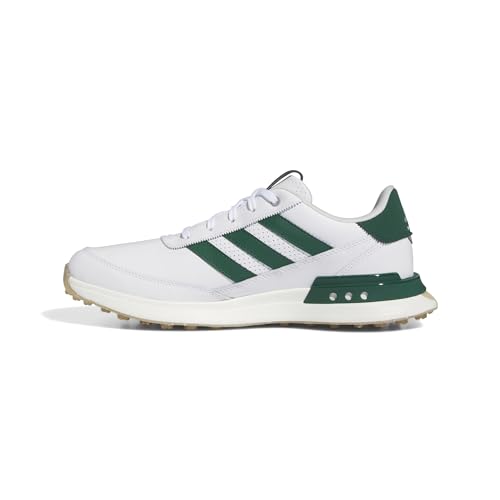 Men's Sp2G '24 Spikeless Leather Golf Shoes - White/Green/Gum 11