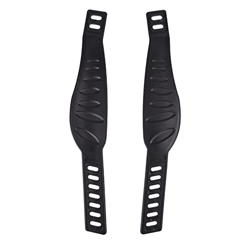 Adjustable Bicycle Pedal Straps - 13 x 2.2 in Rubber