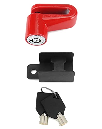 2 Pack Motorcycle Disc Brake Lock - Heavy Duty Anti-Theft Security