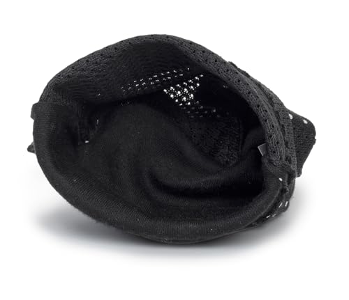 UV Sun Protection Fingerless Driving Gloves - Non-Slip - Black - Medium