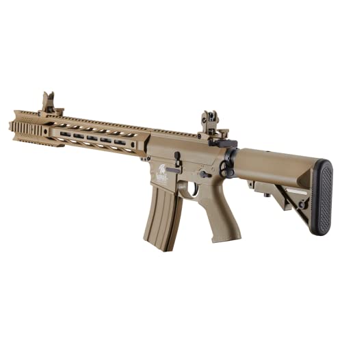 Airsoft M4 SPR Interceptor AEG - Tan Polymer, 1000 Rds BBS