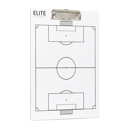 Soccer Coaches Clipboard - Double-Sided Dry Erase Whiteboard