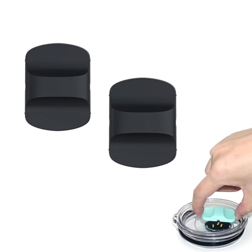 Magnetic Slider Replacement Lid for 10-30 oz Tumblers - Black