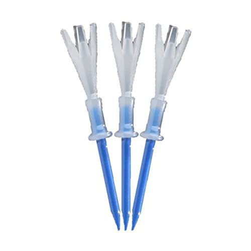 Golf Tees - 3.25 Inch Blue 4-Pack with 6-Prong Tip