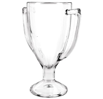 Personalized 7" Glass Cup Trophy with Custom Engraving