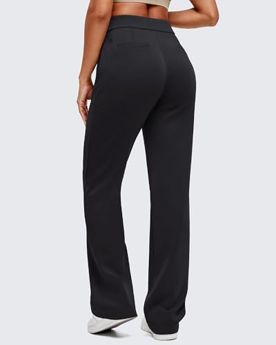 G4Free Smoofit Women's Straight Leg Sweatpants with Pockets High Waist