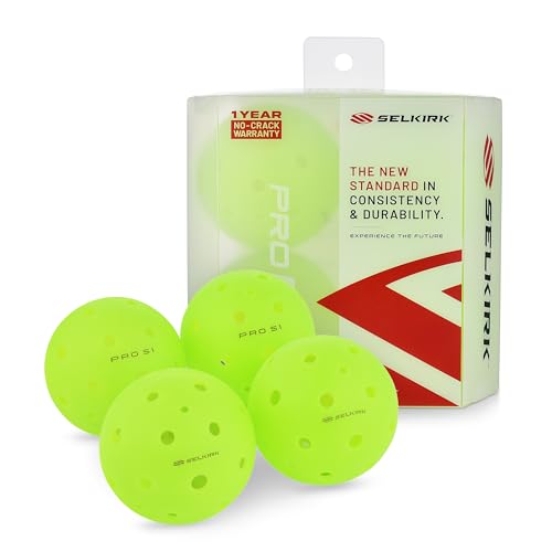 Pro S1 Outdoor Pickleballs - USAPA Approved, 4 Pack