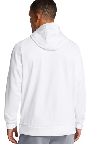 Under Armour Men's Armour Fleece Big Logo Hoodie White/Gradient Blue XX-Large