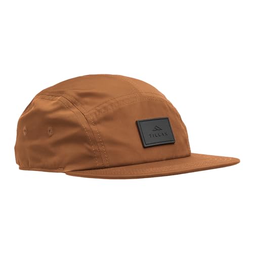 Tillak Wallowa Kodra Hat - Lightweight Oxford Nylon 5 Panel Cap, Russet Brown, One Size