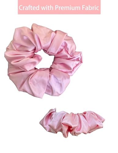 Yoga Mat Scrunchie Strap - Adjustable Band for Most Mats - Pink