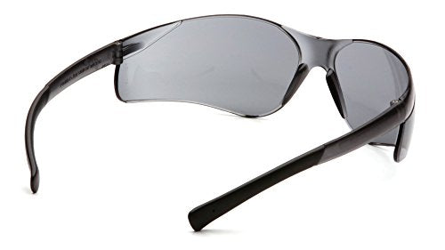 Ztek Safety Glasses - Gray Frame with Gray Lens - ANSI Z87+ Rated