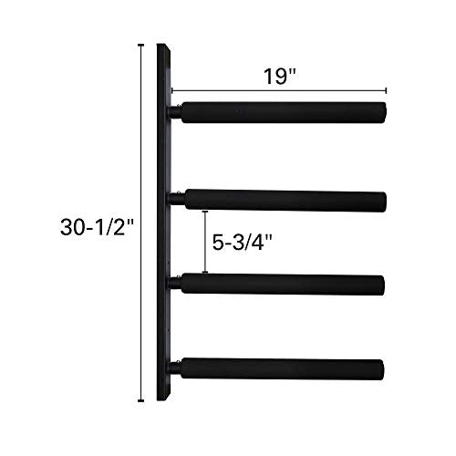 Horizontal Surfboard & SUP Storage Rack - Holds 4 Boards