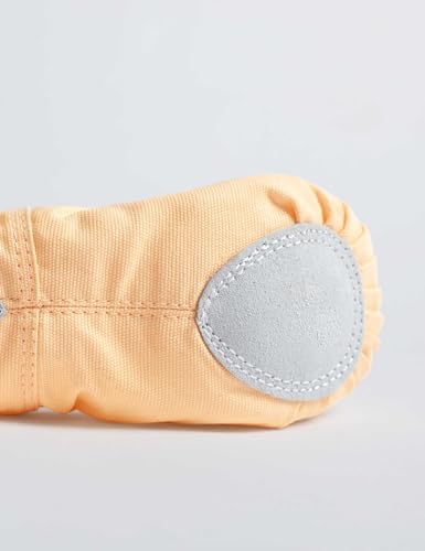 Canvas Ballet Shoes for Girls - Ballet Flats, 12.5 Little Kid/Nude