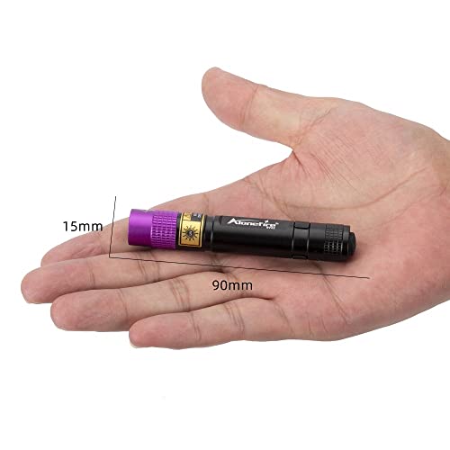 Mini 3W UV Flashlight - 365nm Portable Black Light for Detection