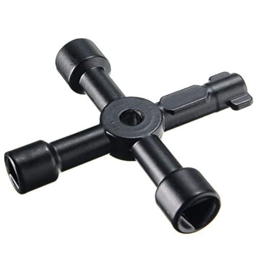 4-Way Multi-Functional Utility Key for Electric & Gas Meters