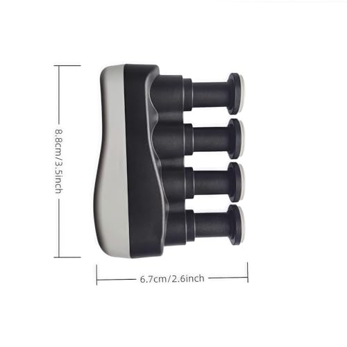 Finger Strengthener Hand Grip Trainer - Black & Gray