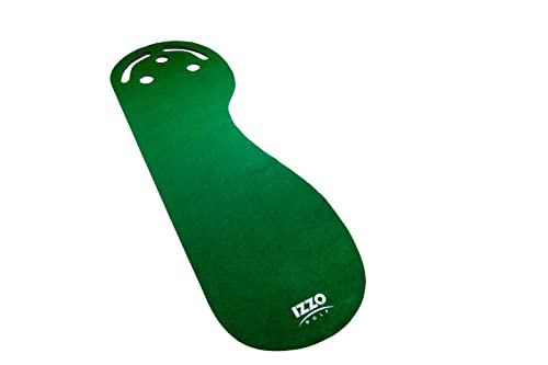 Izzo 3' x 9' Indoor Golf Putting Mat with 3 Holes & Targets