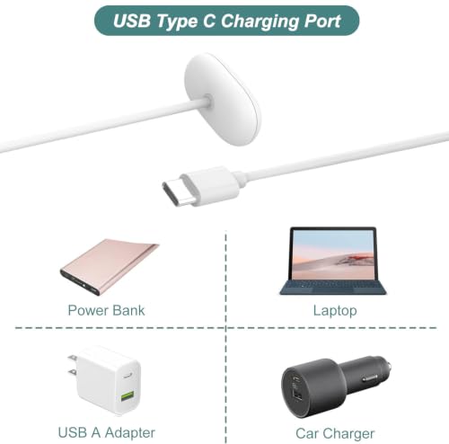 Charger for Google Fitbit Air Activity Tracker - White