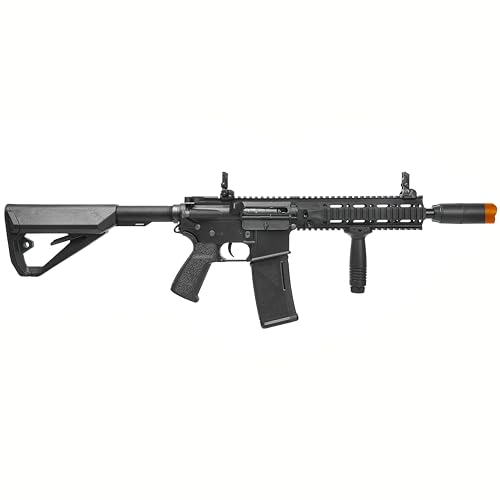 Electric Airsoft AEG Sport Starter Pack - 10" Polymer, Black