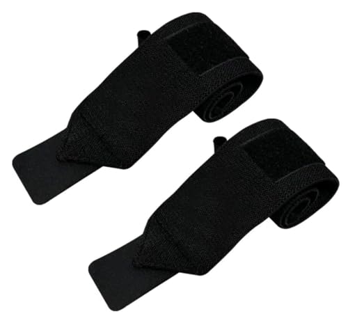 Nylon Weightlifting Wrist Wraps - Adjustable Support for Strength Training